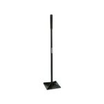 Apisonador para tierra Truper de 10 x 10 x 48 pulgadas y 6 kg, vista frontal completa del equipo en color negro