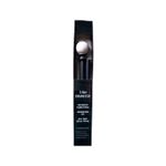 Cortinero 66-120 pulgadas rod 3/4 pulgadas black/white marble ball CHD Home, empaque negro con vista del terminal esférico