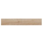 Porcelanato 19.3x119 madera Zera natural FDX mate rectificado Porcelanite, vista frontal de la pieza con veteado madera