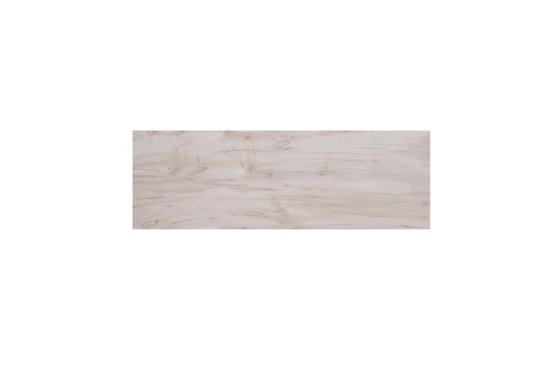 Piso vinílico SPC 18 x 1.22 x 3 mm madera haya SP-008 Sinsa, vista frontal de una sola tabla con vetas claras