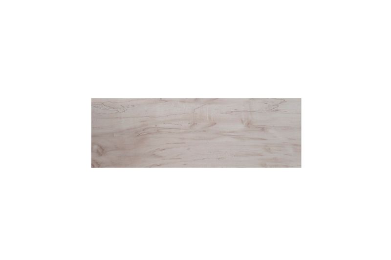 Piso vinílico SPC 18 x 1.22 x 3 mm madera haya SP-008 Sinsa, vista frontal de una sola tabla con vetas claras