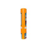 Malla SikaFill refuerzo de 100 m x 1.10 m Sika, rollo envuelto en plástico naranja con etiquetas informativas