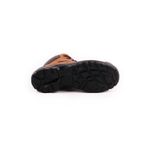 Bota seguridad dieléctrica café Rhino mod 66215 #38, vista de la suela antideslizante en color negro