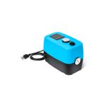 Bomba presurizadora inteligente 1/4 HP 4 en 1 Rotoplas, vista diagonal superior resaltando el panel de control y cableado