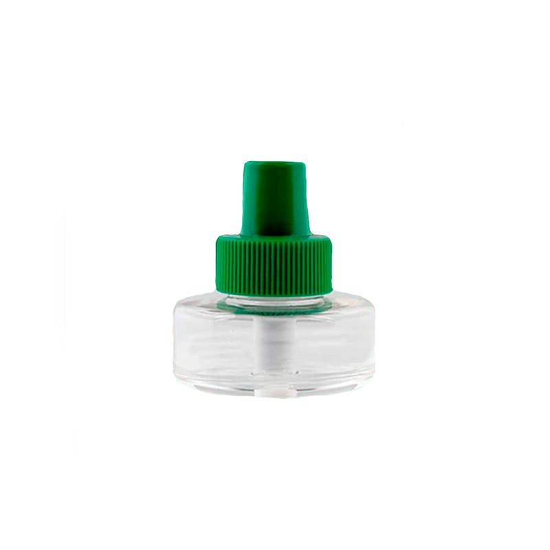 Repuesto para repelente de insectos Tiki de 150 ml, botella plástica transparente con tapa y boquilla verdes