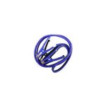 Cable pasa corriente para auto 500 amp amarillo/negro Goodyear, cables azules enrollados con pinzas metálicas