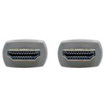 Cable HDMI 1 metro 4K 60 Hz Tripp Lite, primer plano detallado de los dos conectores macho