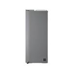 Refrigerador inverter sin dispensador SBS 612 L plata LG, vista lateral del equipo