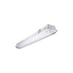 Luminaria LED hermética sobreponer de 4 pies, 4000 lm y 120-277 V Cooper Lighting, vista diagonal del equipo completo