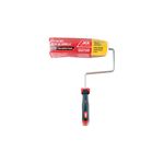 Rodillo con felpa profesional Ace, equipo completo con marco metálico y mango ergonómico negro y rojo