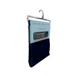 Cortina para baño 180 x 180 cm 12 piezas azul marino The Spa Collection, empaque con ganchos metálicos y gancho plástico