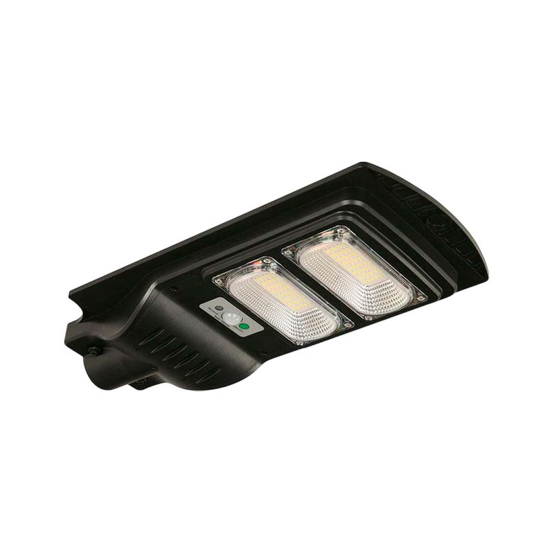 Luminaria de calle exterior solar LED con control de 60 W, 3.2 V y 6000-7000 K General Lighting, vista diagonal frontal
