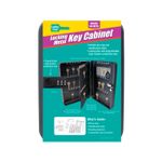Caja de seguridad para llaves 3 x 9.5 x 12 pulgadas negro Lucky Line, empaque frontal con imagen del producto abierto