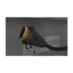 Cable con conector HDMI macho a HDMI macho Xtech de resolución hasta 3840x2160p y longitud 7.62 m, detalle del conector