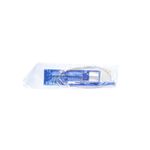 Fusible chilillo para transformador American Fuse de 0.4 AMP, dentro de empaque plástico con tabla de medidas azul