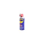 Lubricante Flexi-Tapa 9 onzas WD-40, envase cilíndrico azul con aplicador rojo y tubo flexible extendido