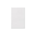 Azulejo 20 x 30 Andes Plus blanco brillante Porcelanite, vista frontal de la pieza rectangular de color blanco