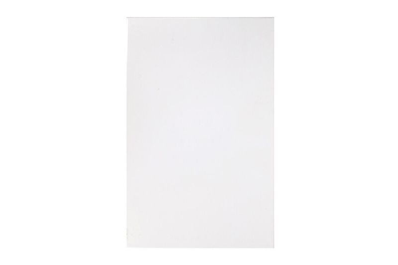 Azulejo Nevada blanco 25 x 40 mate interior Porcelanite, vista frontal de la pieza cerámica en color blanco