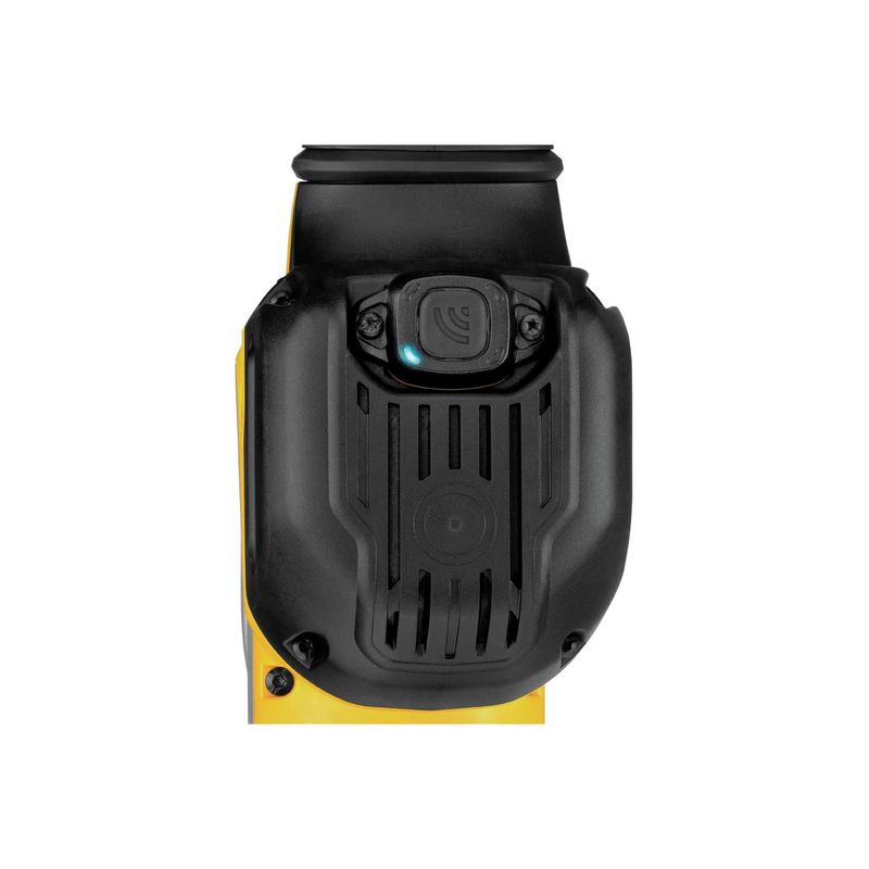 Rotomartillo SDS eléctrico DeWALT de 1-7/8 pulgadas SDS Max, primer plano posterior del motor con rejilla de ventilación