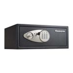 Caja de seguridad digital Sentry Safe de 0.7 pies cúbicos, vista frontal con teclado numérico y cerradura de llave