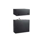 Caja de seguridad digital Sentry Safe de 0.7 cu, vistas frontal y superior del equipo en color negro
