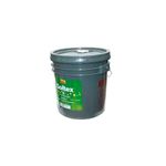 Base látex Goltex 1100 Sur cubeta media satinado superior, vista lateral del envase gris con etiqueta verde y amarilla
