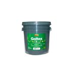 Base látex Goltex 1100 cubeta media satinado superior Sur, envase plástico gris con etiqueta verde y amarilla