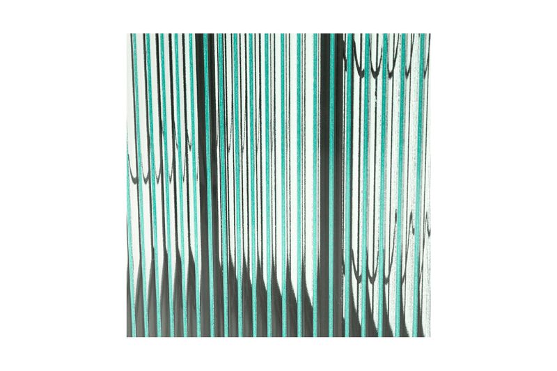 Mesa de servicio metálica negra 93 cm Atmosphera, detalle en primer plano de la textura de varillas verticales negras y
