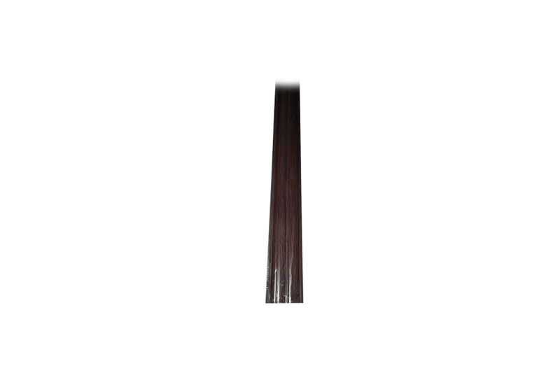 Moldura PVC laminada cocoa 8 cm x 2.70 mts Canet, vista frontal de la pieza alargada sobre fondo blanco