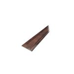 Moldura PVC laminada cocoa 8 cm x 2.70 mts Canet, vista en perspectiva del perfil con acabado texturizado de madera