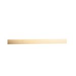 Moldura para tablilla plástica 5.90 m madera clara Canet, vista frontal de la pieza alargada sobre fondo blanco