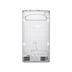 Refrigerador inverter InstaView con dispensador SBS Craft Ice 612 L matte black LG, vista posterior del equipo