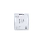 Candado laminado 2 piezas Ace 52 mm negro alta seguridad, empaque blister transparente con información técnica frontal