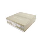 Luminaria de techo plafón 2L E27 60W vidrio opal/blanco Home Delight, vista diagonal de la caja de cartón con ilustración
