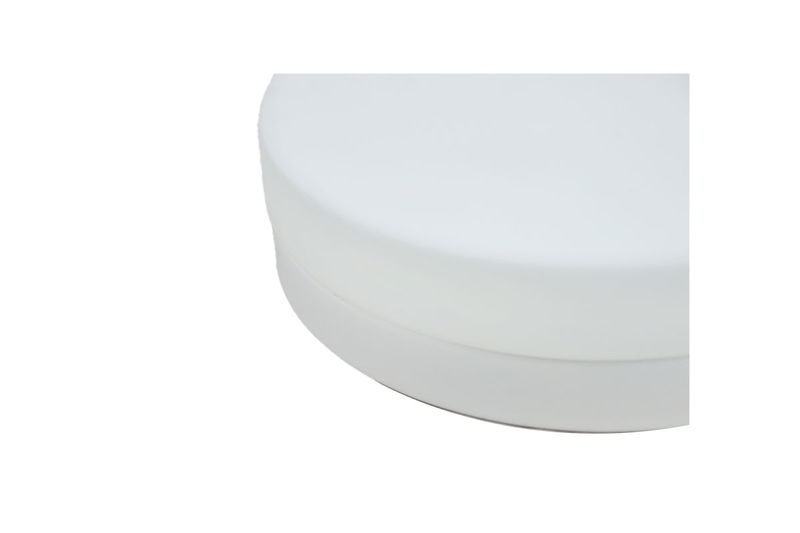 Luminaria de techo plafón 2L E27 60W vidrio opal/blanco Home Delight, acercamiento al detalle del difusor blanco
