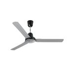 Ventilador industrial Heavy Duty Nordik 200 2 m 3 aspas 12978 cfm IP55 Vortice, vista angular con aspas grises y motor negro