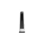 Abanico de torre 35 pulgadas con control remoto y 3 velocidades blanco/silver Lasko, vista frontal del equipo completo