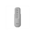 Control remoto para abanico con luz sin receptor universal Hunter gris, vista frontal centrada del mando y sus botones