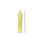 Aceite para ventiladores Hunter, tubo amarillo con boquilla blanca y aplicador de algodón al lado