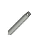 Extensión para abanico de 72 pulgadas Hunter plateado, tubo cilíndrico con rosca en el extremo superior