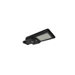 Luminaria de calle LED solar integrada S40 6000K In Out Sylvania, vista diagonal del equipo en color negro