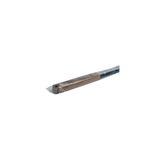 Perfil lineal plano individual de empotrar 1 m 25 x 14.5 mm negro Blumenau, empaque en cartón y plástico protector