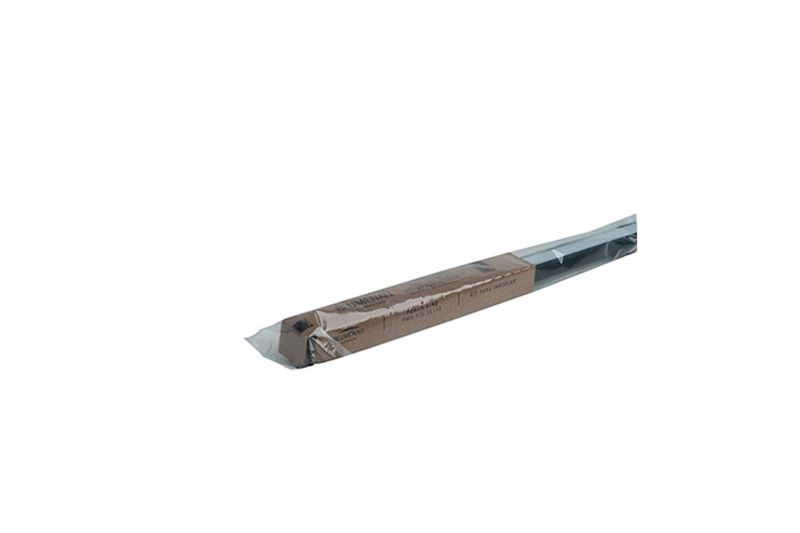 Perfil lineal plano individual de empotrar 1 m 25 x 14.5 mm negro Blumenau, empaque en cartón y plástico protector