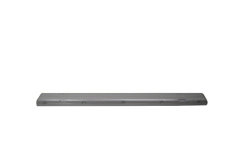 Luminaria 705 RS 2x32 W 120 V Ilukon, vista frontal del equipo en color gris