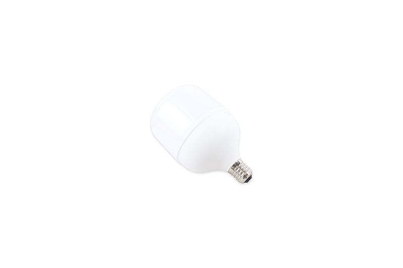 Bombilla LED TrueForce Core 80 W E40 9000 lm 100-277 V Philips, vista lateral inclinada sobre fondo blanco