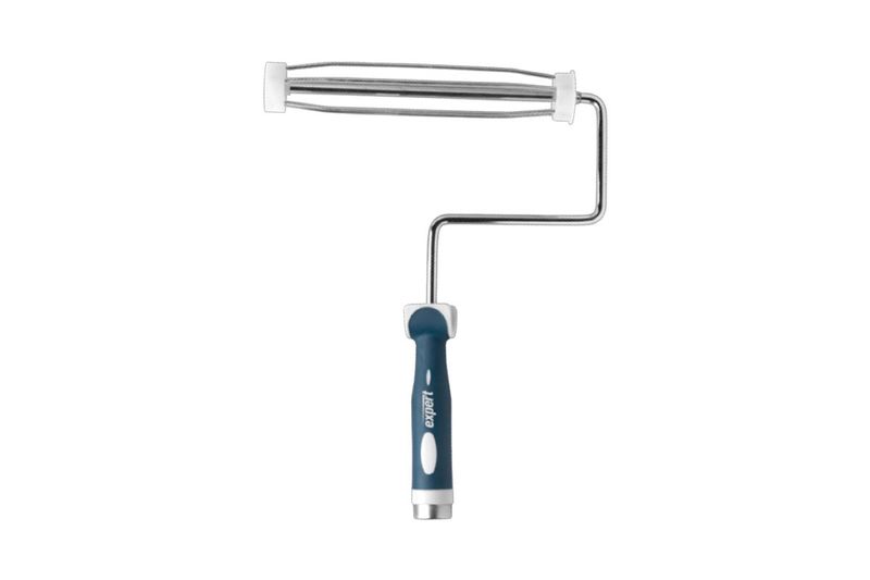 Rodillo para felpa premium Expert de 9 pulgadas, mango azul con estructura metálica sin la felpa puesta