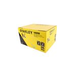 Mezclador para pasta 1400 W 2 velocidades Stanley, vista frontal de la caja amarilla con ilustración del producto