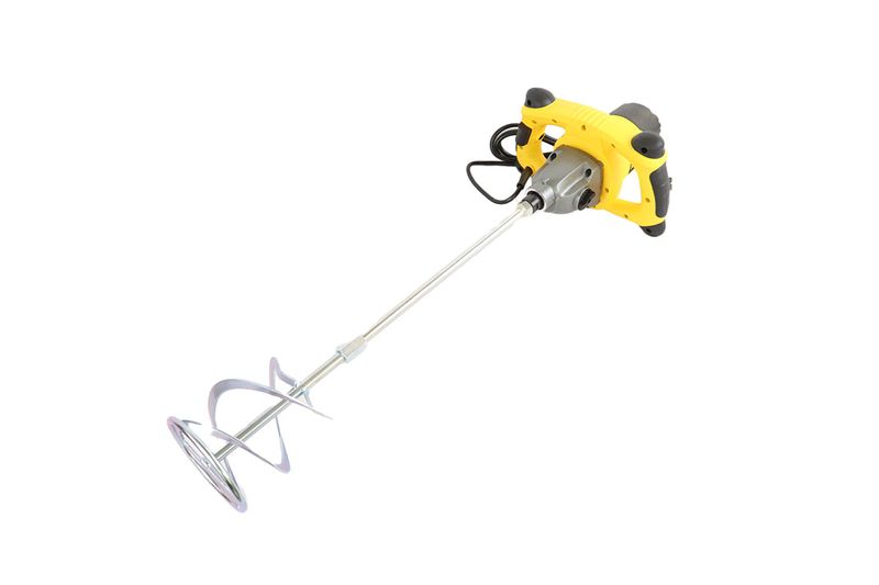Mezclador para pasta 1400 W 2 velocidades Stanley, vista completa en ángulo desde la parte superior del equipo