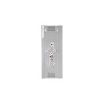 Conector PRL3 para 2 breaker PDG2 (FD) 3P 150 A max CH Eaton, panel eléctrico gris con interruptores instalados