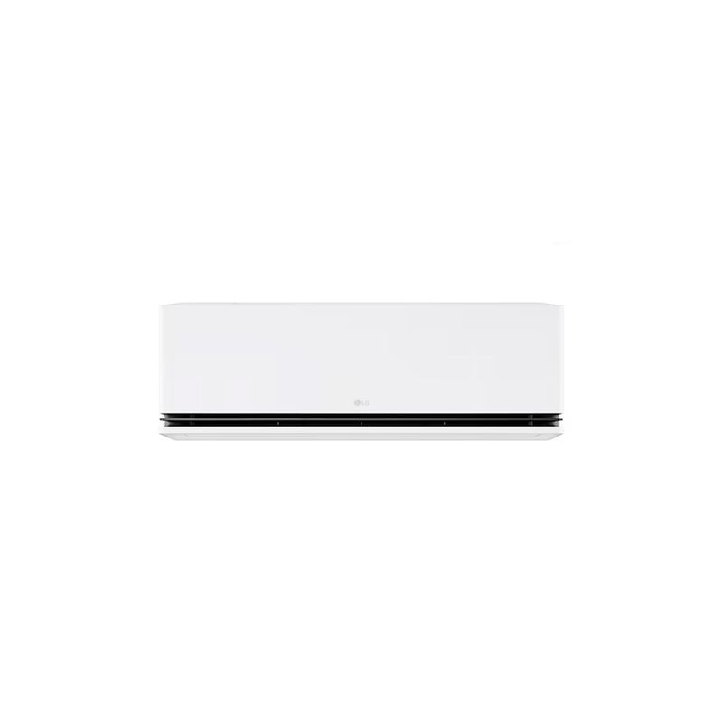 Evaporador 18000 BTU 220V Air Fit SEER 21.6 LG, unidad interior de aire acondicionado color blanco en vista frontal